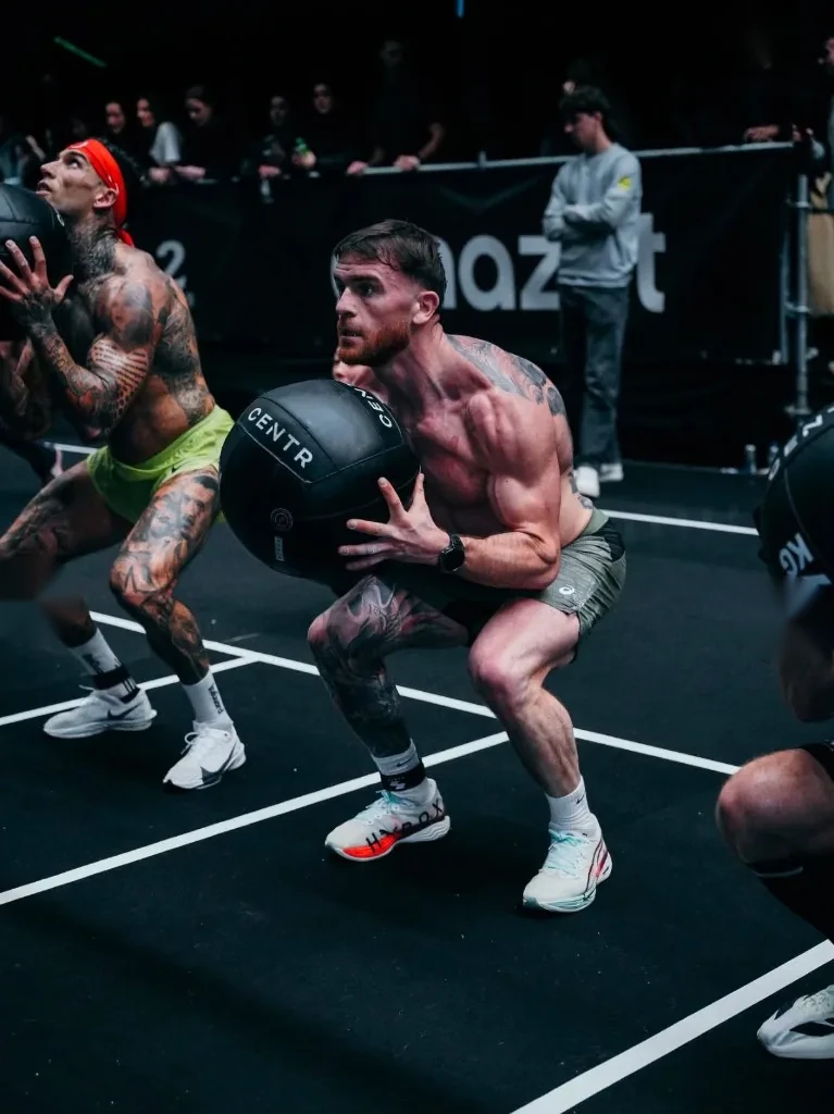 Micheal D, Online Fitness Coach Dublin, competing at HYROX